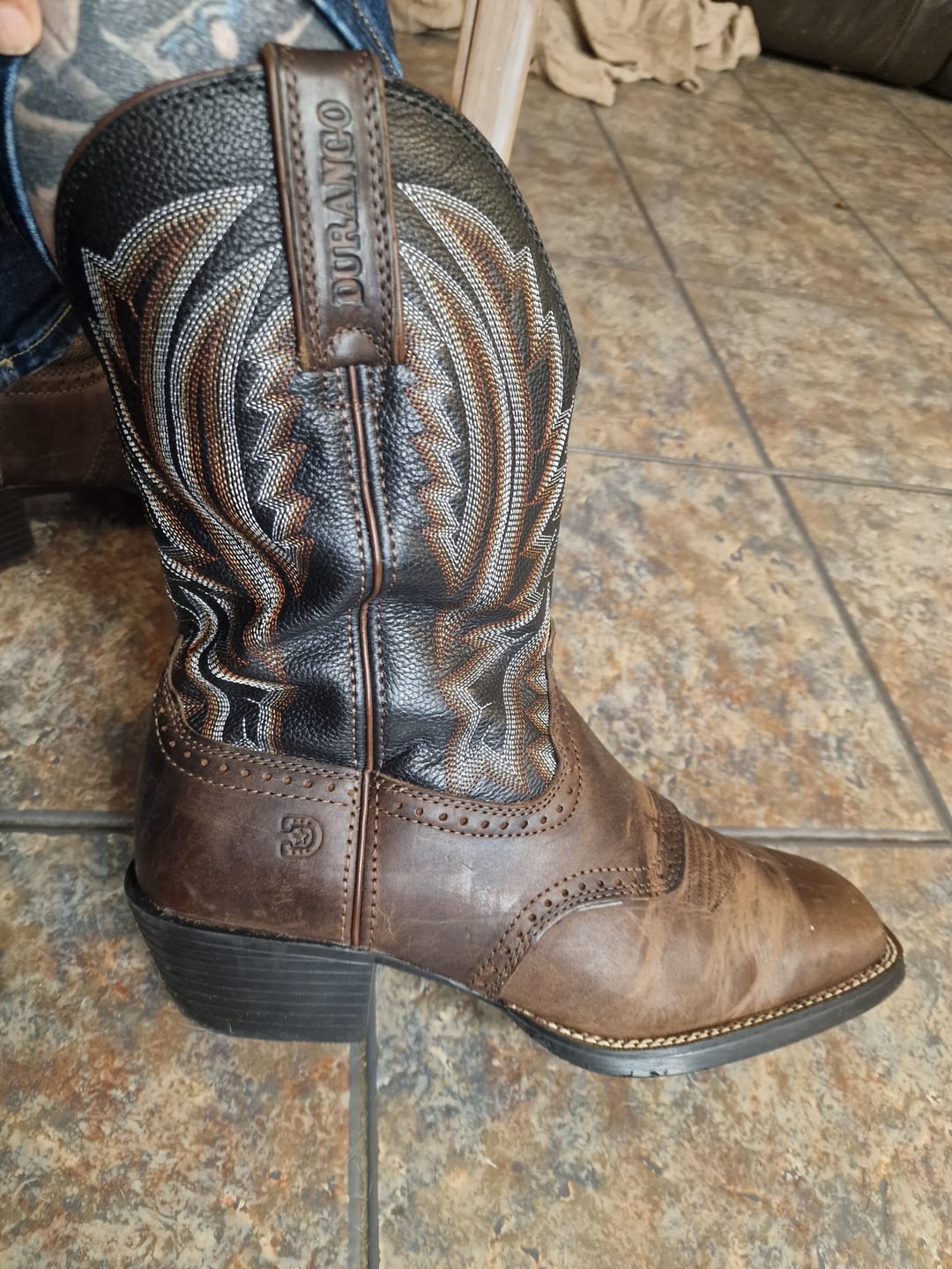 Customer photo review of Men's Westward Western Boots