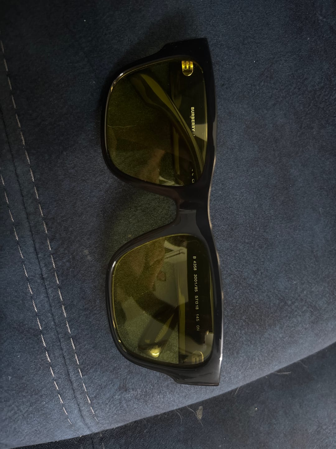 Customer photo review of Burberry Knight Sunglass B 4358 3001/85