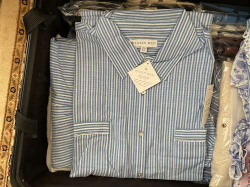 Customer photo review of The "Mira" Classic Cotton Stripe Long Shirt Dress