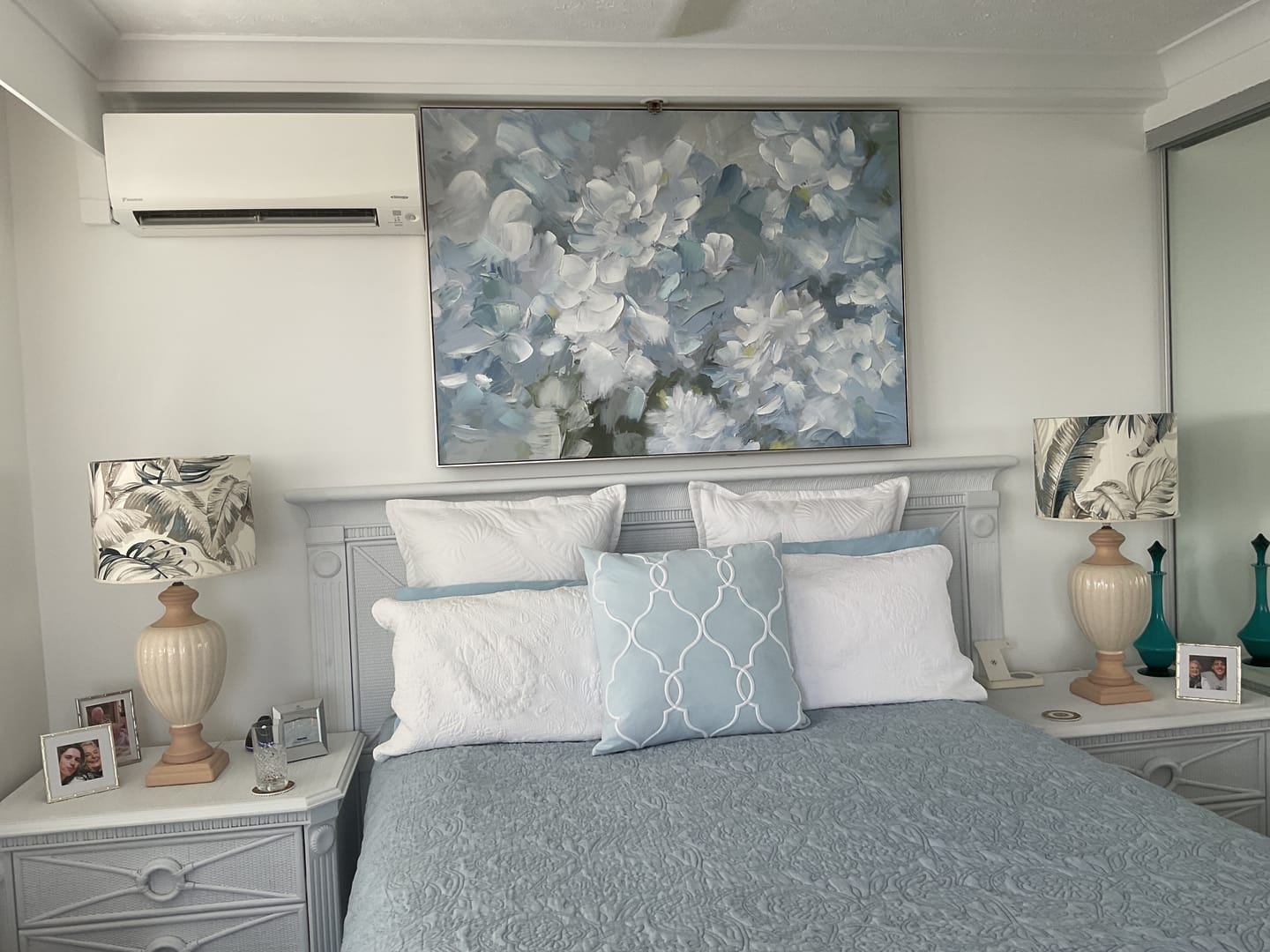 Customer photo review of Hydrangea Haven Canvas In Antique Silver Frame