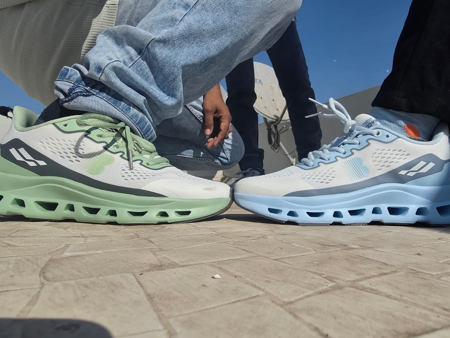 Customer photo review of Bacca Bucci BALANCE – Ultra-Light Rebound Sports Sneakers