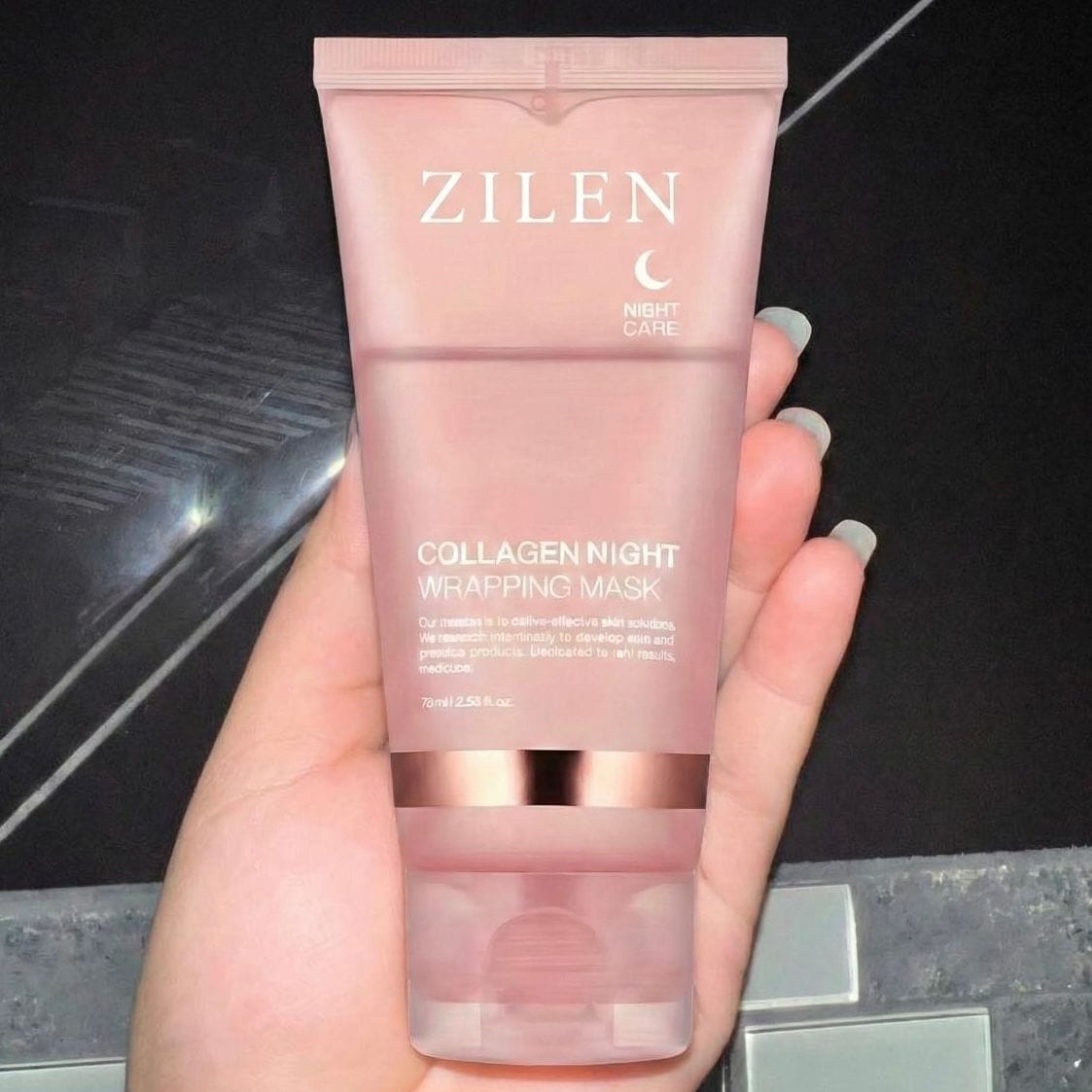 Customer photo review of Zilen Collagen Night Wrapping Mask (75ml)