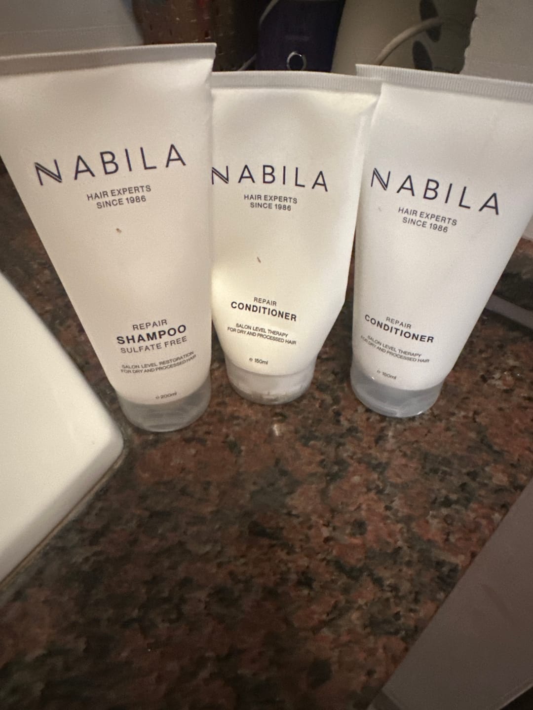 Customer photo review of NABILA Repair Conditioner | 150ml