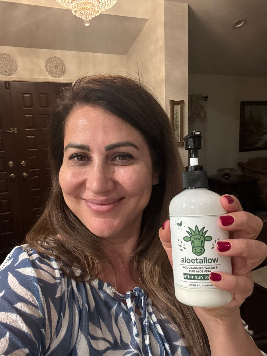 Customer photo review of AloeTallow -  Clean Hydration Lotion  | Tallow + Aloe
