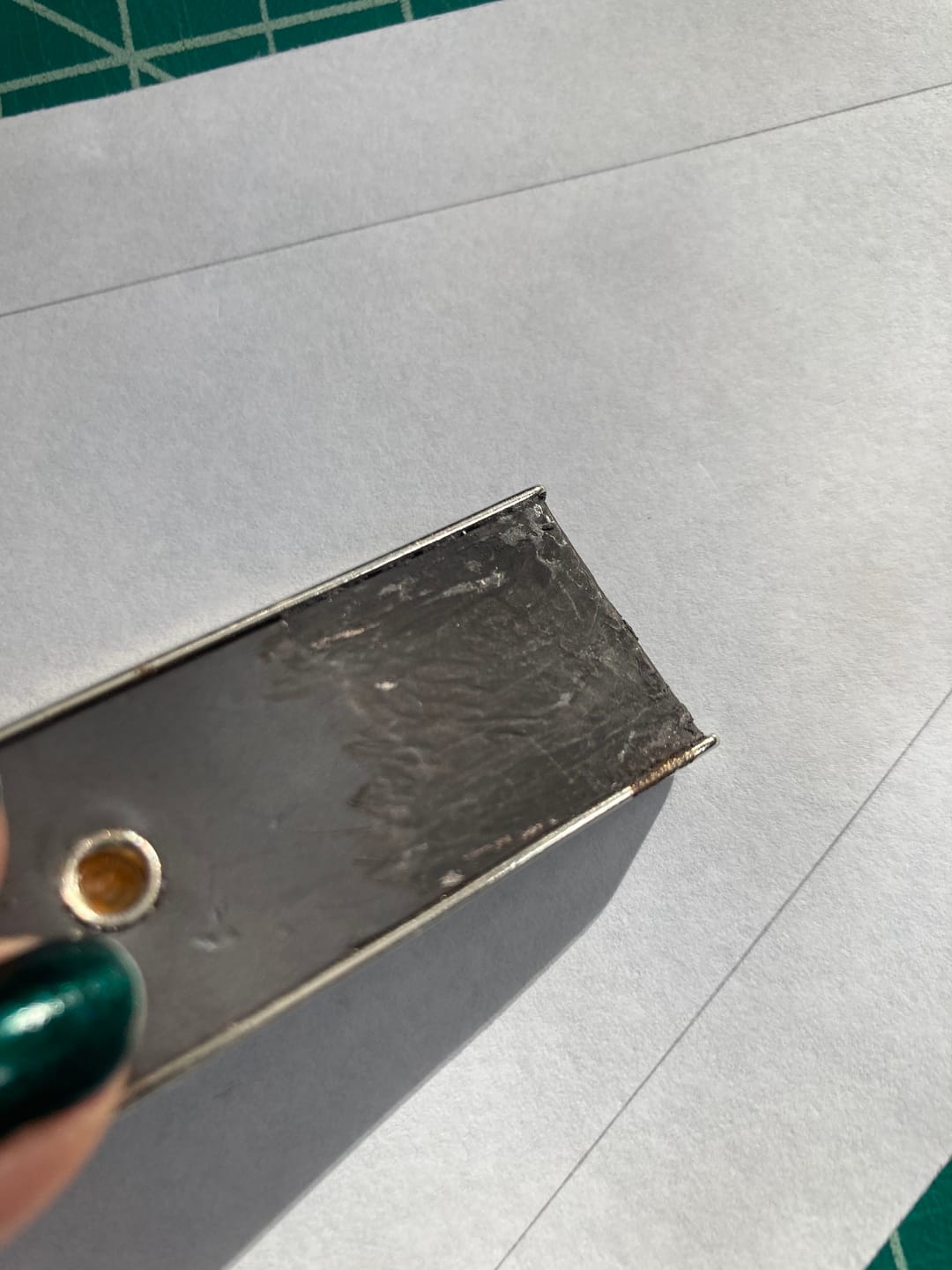 Customer photo review of Magnetic Sewing Machine Seam Guide / Gauge