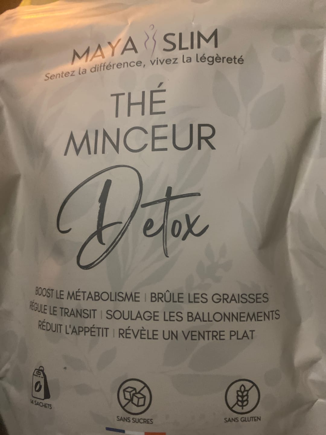 Customer photo review of Thé Minceur Detox
