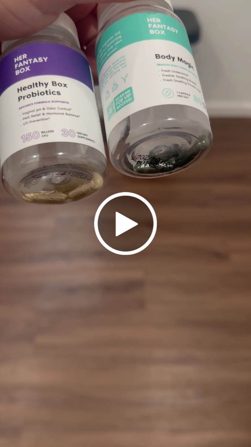 Customer video review of Healthy Box Probiotics for pH, Odor, Pms Relief & Uti Prevention