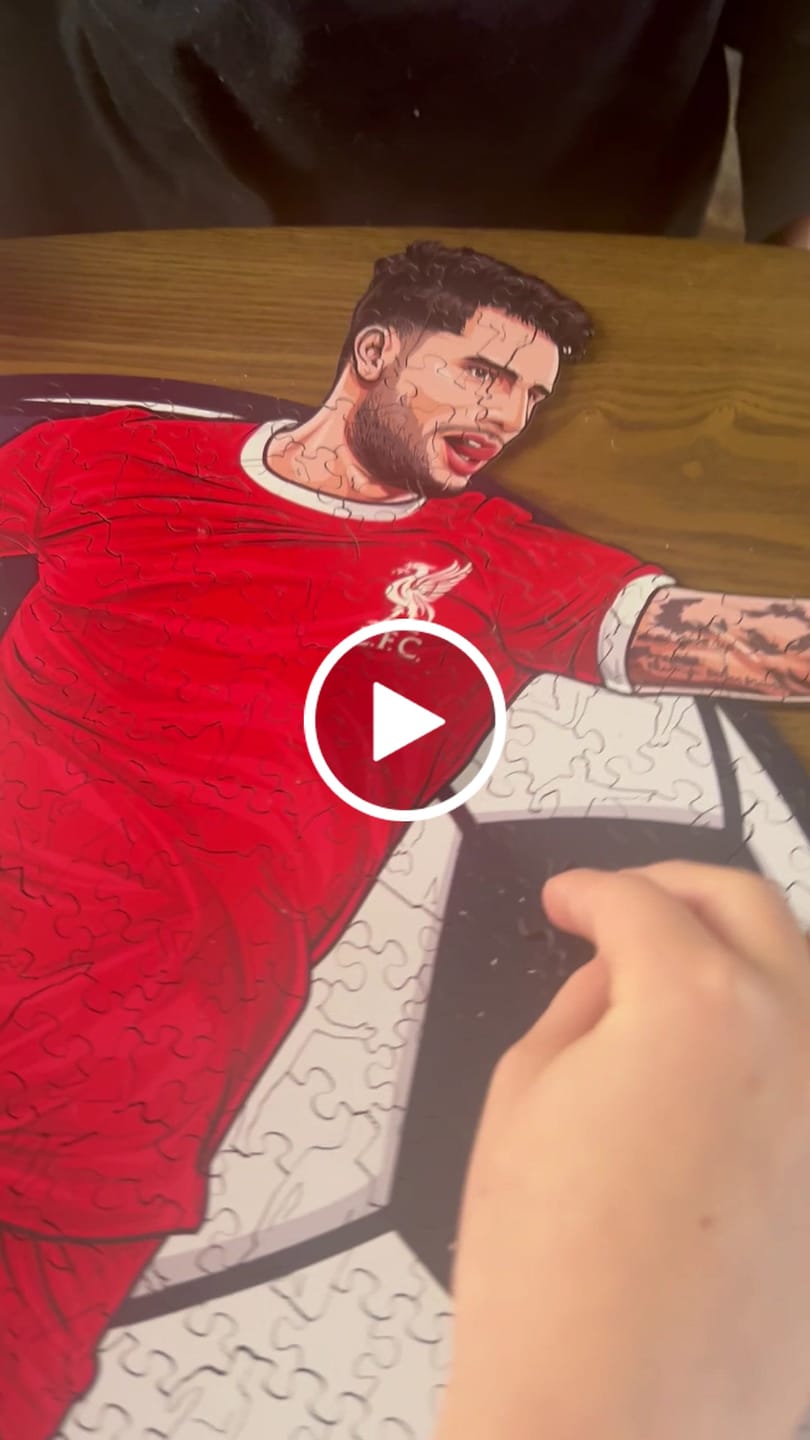 Customer video review of Dominik Szoboszlai - Wooden Puzzle