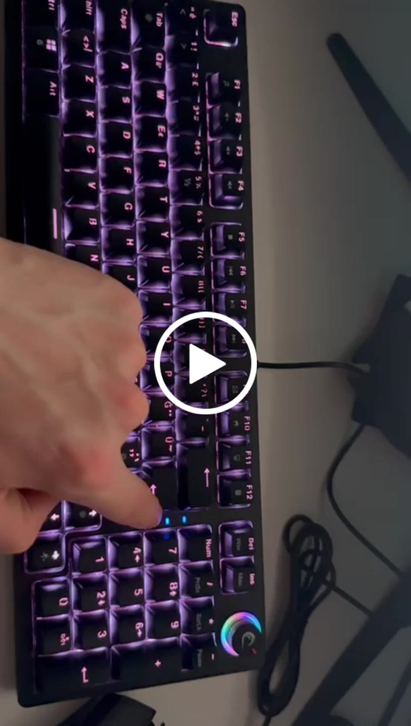 Customer video review of Red Switch Mekanik Oyuncu Klavyesi