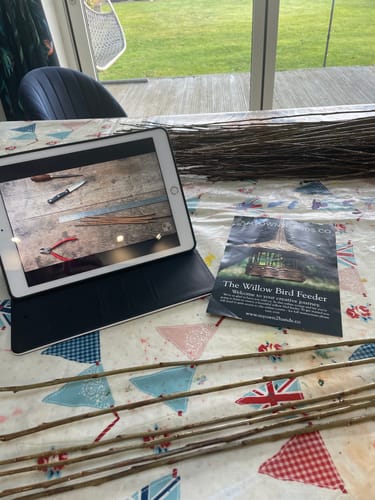 Customer photo review of The Willow Bird Feeder - Course and Kit