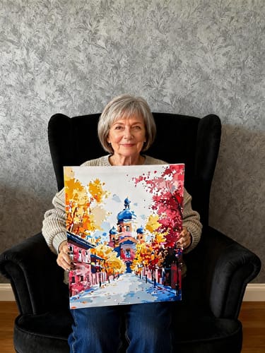 Customer photo review of Colorful street view