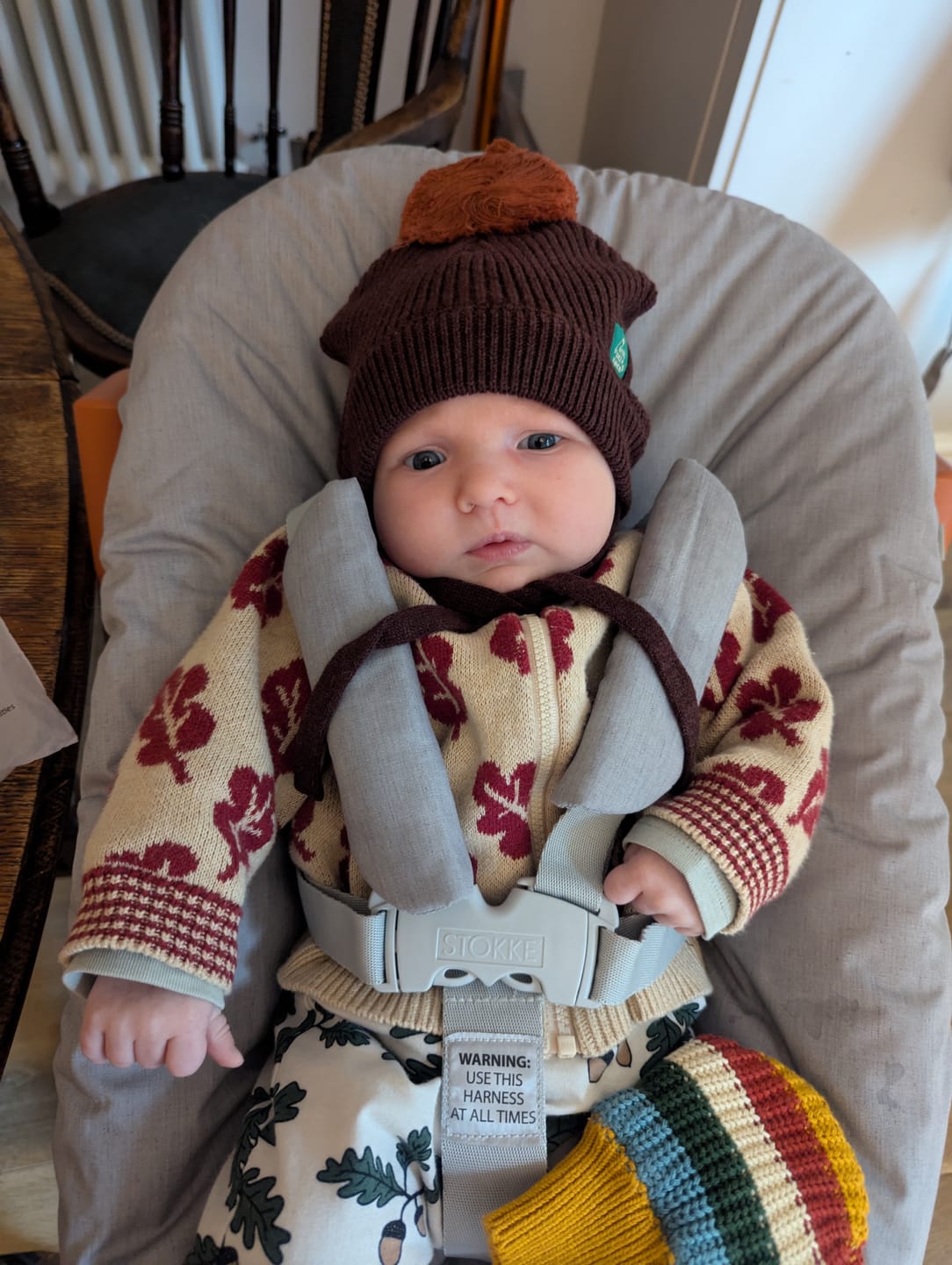 Customer photo review of Chocolate Knitted Hat