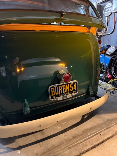 Customer photo review of 1954 CALIFORNIA LICENSE PLATE 6"x14" (351.5mm x 156.5mm)