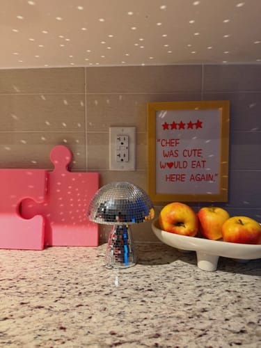 Customer photo review of Puzzle Shaped Cutting Board