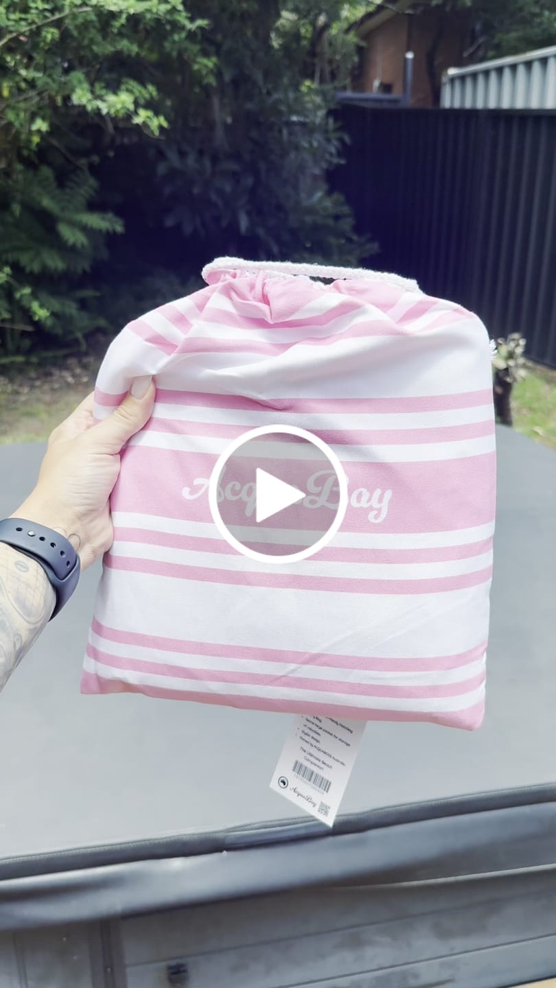 Customer video review of Luxe Beach Towel