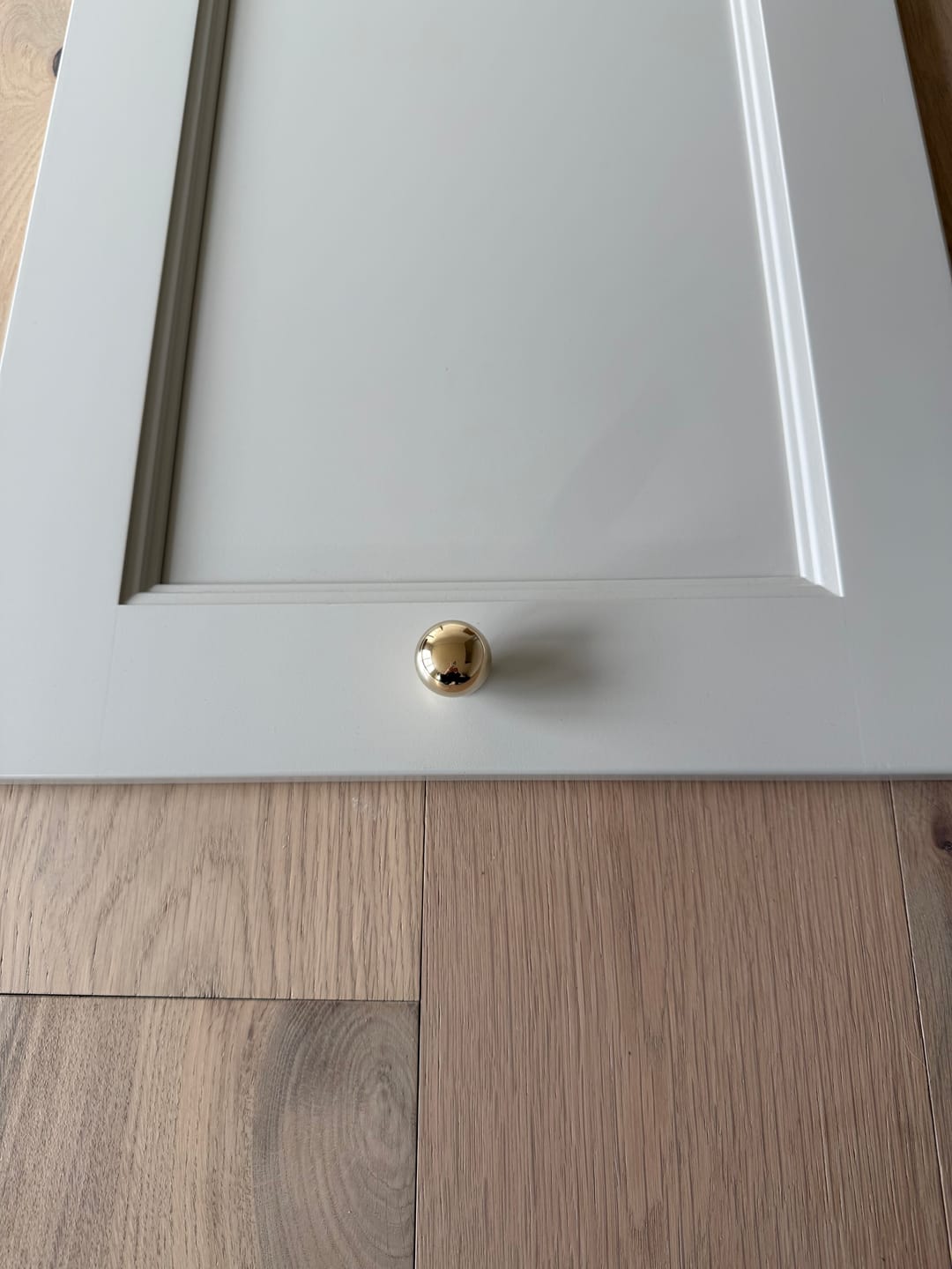 Customer photo review of Richmond Cabinet Pulls - Unlacquered Brass Polished