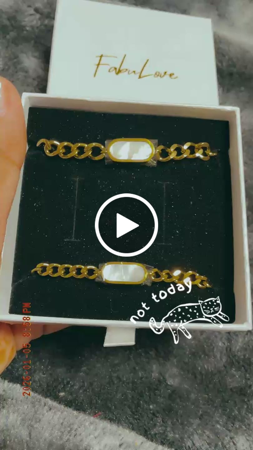 Customer video review of NFC Couples Bracelet Set