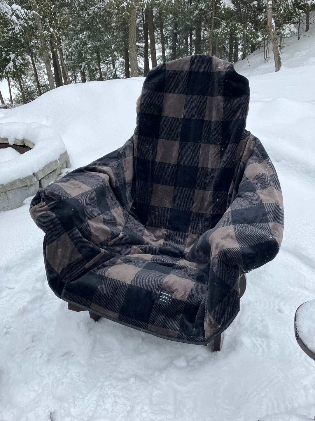 Customer photo review of The Chair Blanket