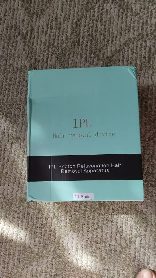 Customer photo review of IPL Hair Removal Device Painless Permanent Hair Reduction