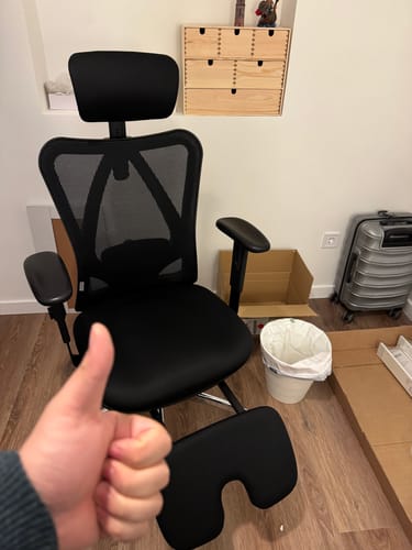 Customer photo review of Sihoo M57 Full Mesh Breathable Office Chair for Sedentary Lifestyle
