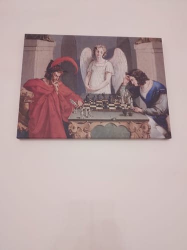 Customer photo review of The Devil's Checkmate | Friedrich August Moritz Retzsch | 1831