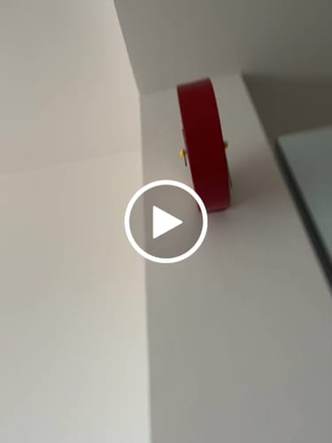 Customer video review of Corner View Double-Sided Clock