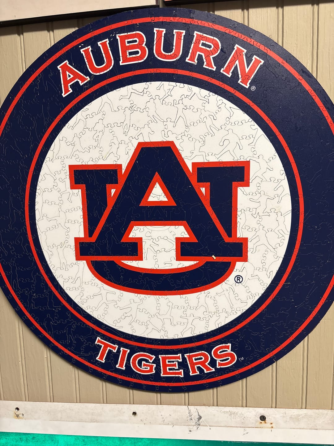 Customer photo review of Auburn University - Wooden Puzzle