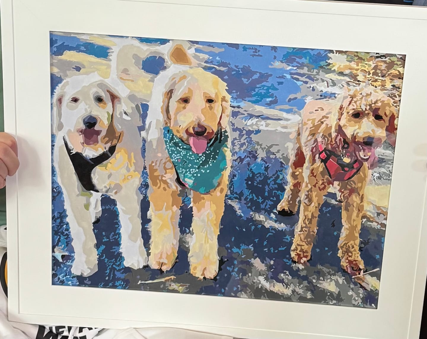 Customer photo review of YOUR PHOTO AS PAINT BY NUMBERS