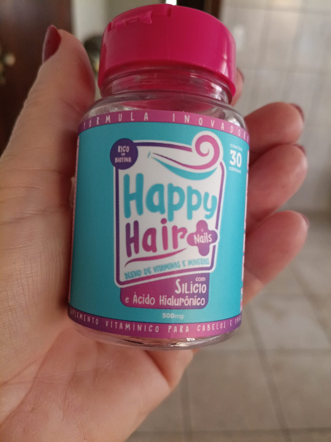 Customer photo review of Happy Hair 3 Potes Black Friday