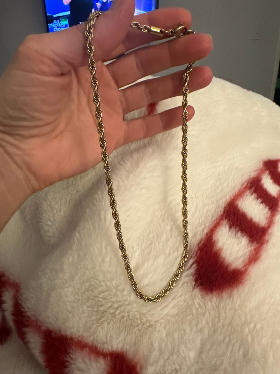 Customer photo review of 2.5mm/3mm/4mm Rope Chain