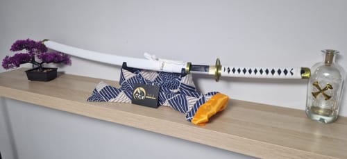 Customer photo review of One Piece Katana - Wado Ichimonji Sword 和道一文字
