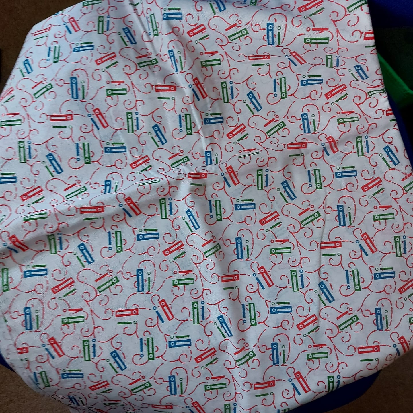 Customer photo review of FREE Christmas Gift: 3 Metres Printed 100% Cotton