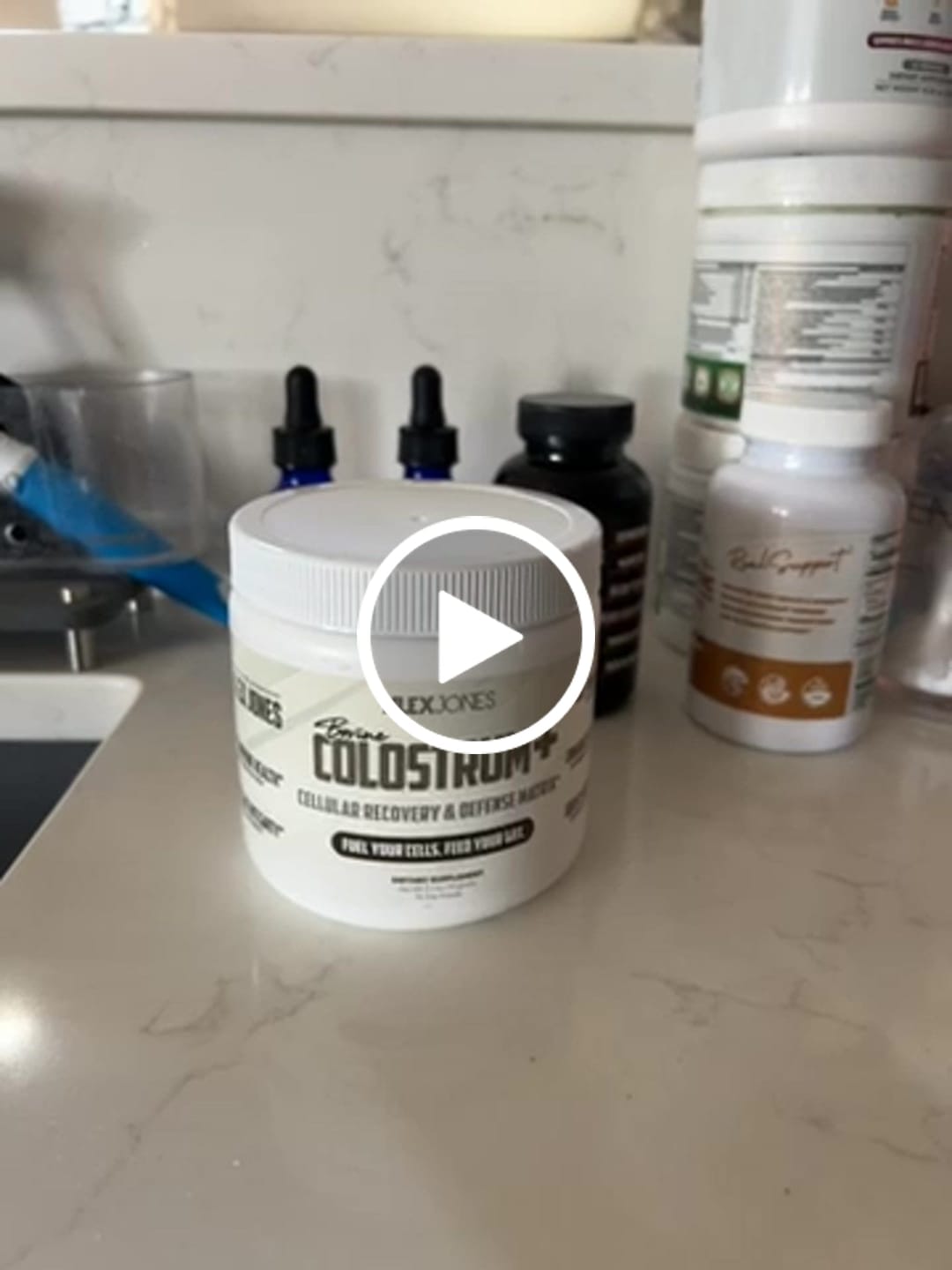 Customer video review of Bovine Colostrum+ - Cellular Recovery & Defense Matrix