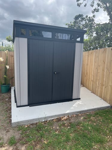 Customer photo review of Artisan 7x7 Shed 2.16m x 2.16m