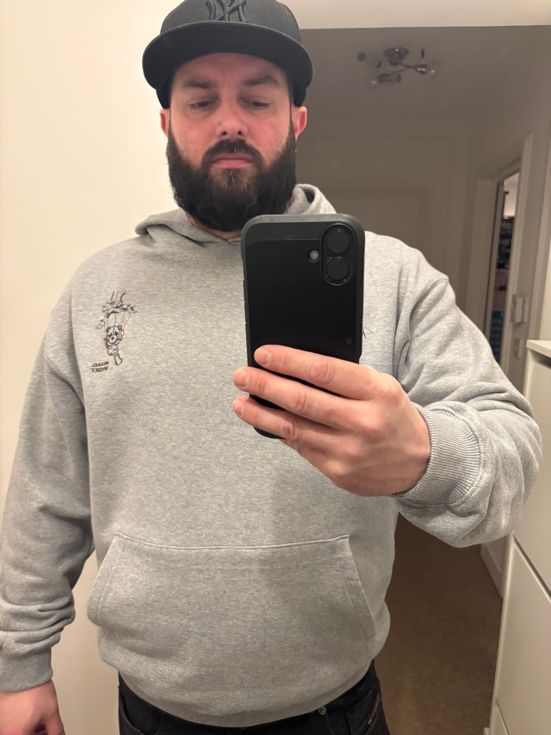 Customer photo review of Puppet Teddy Hoodie