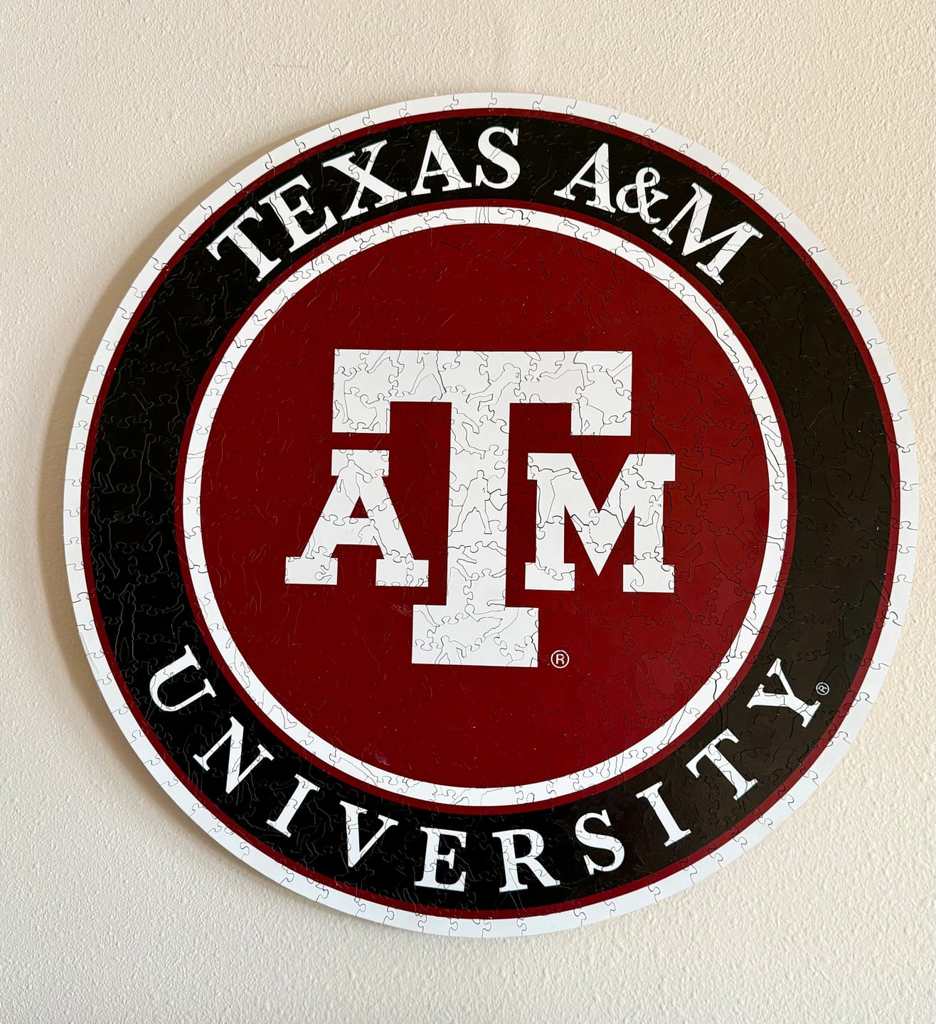 Customer photo review of Texas A&M University - Wooden Puzzle