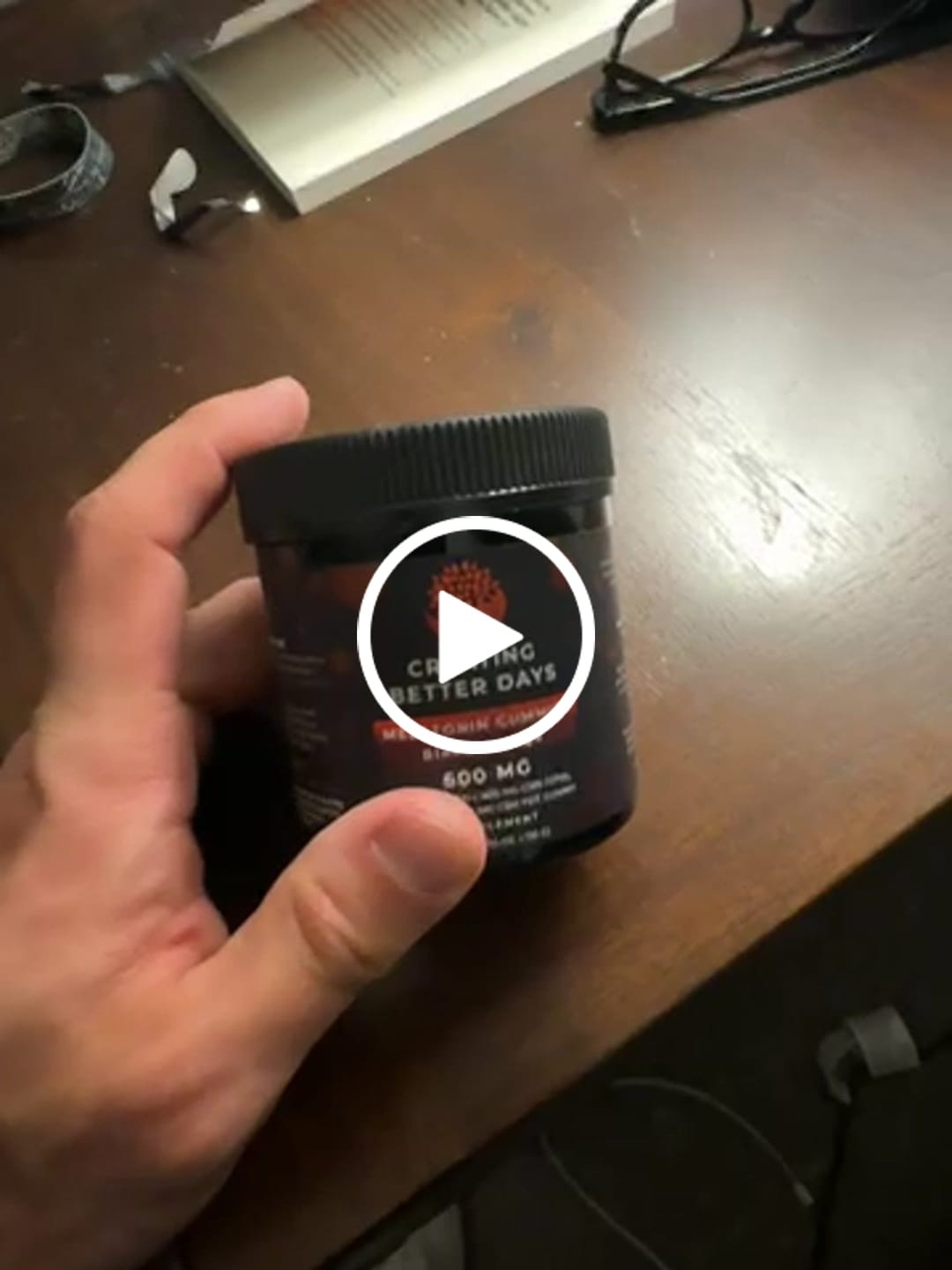 Customer video review of Blood Orange Melatonin CBD + CBN Gummies 600 MG