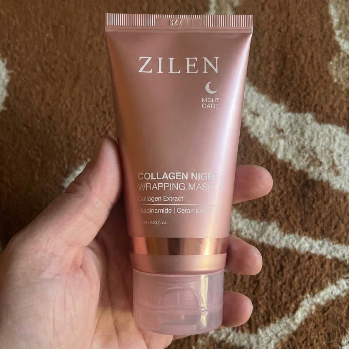 Customer photo review of Zilen Collagen Night Wrapping Mask (75ml)