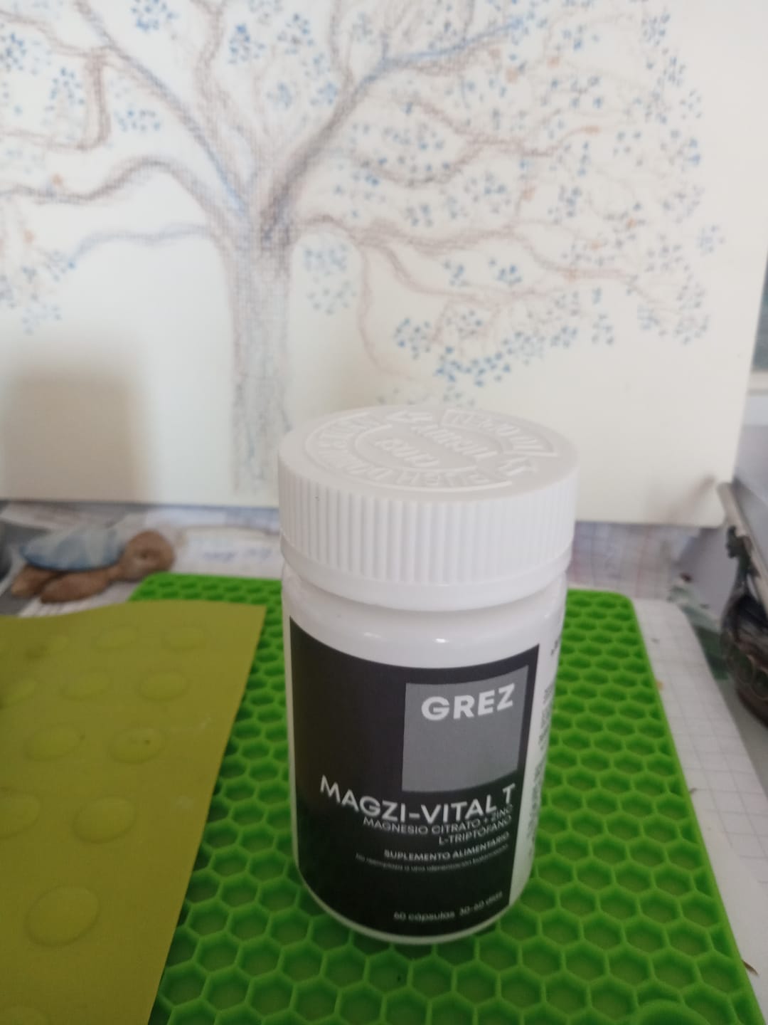 Customer photo review of MAGZI-VITAL T - Magnesio bisglicinato + Zinc + Aminoácido para el Sueño - 60 cápsulas