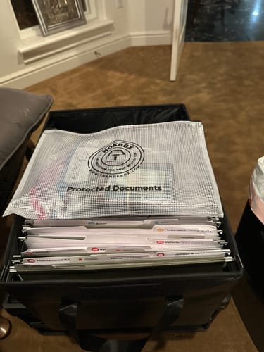 Customer photo review of Extra Document Bag