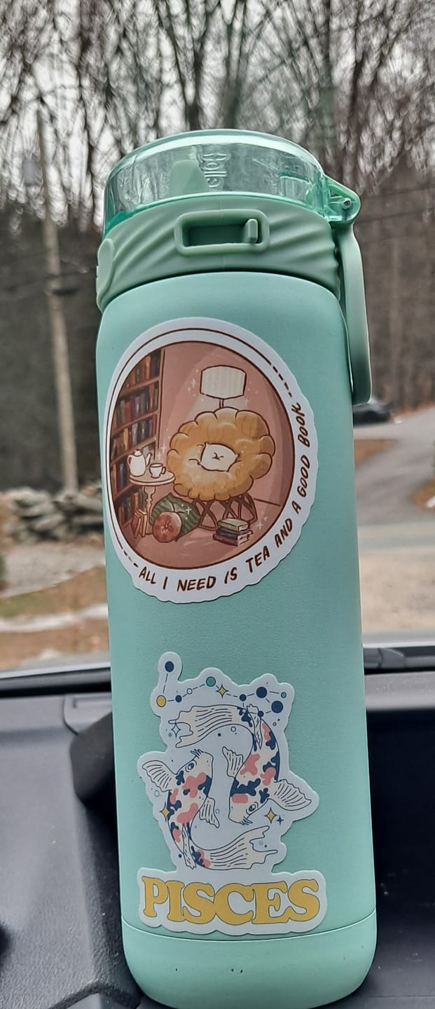 Customer photo review of Pisces Astrology Sign Sticker