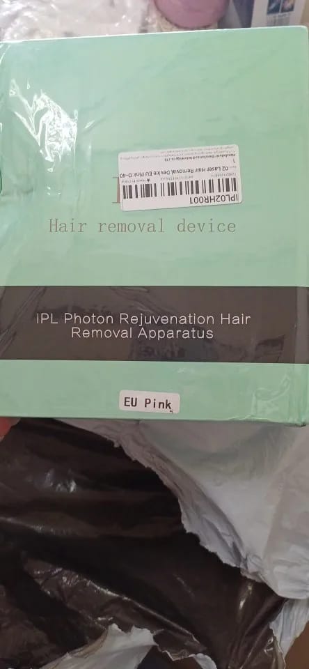 Customer photo review of IPL Hair Removal Device Painless Permanent Hair Reduction