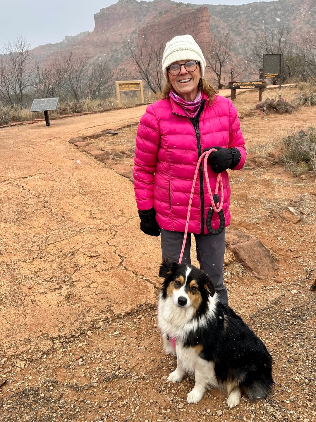 Customer photo review of Women's Fleece Lined High Rise Sitka Winter Pants