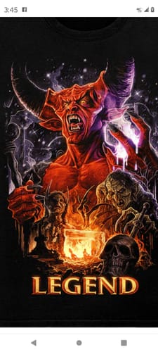 Customer photo review of Legend: This is Legend T-Shirt (Comfort Colors)