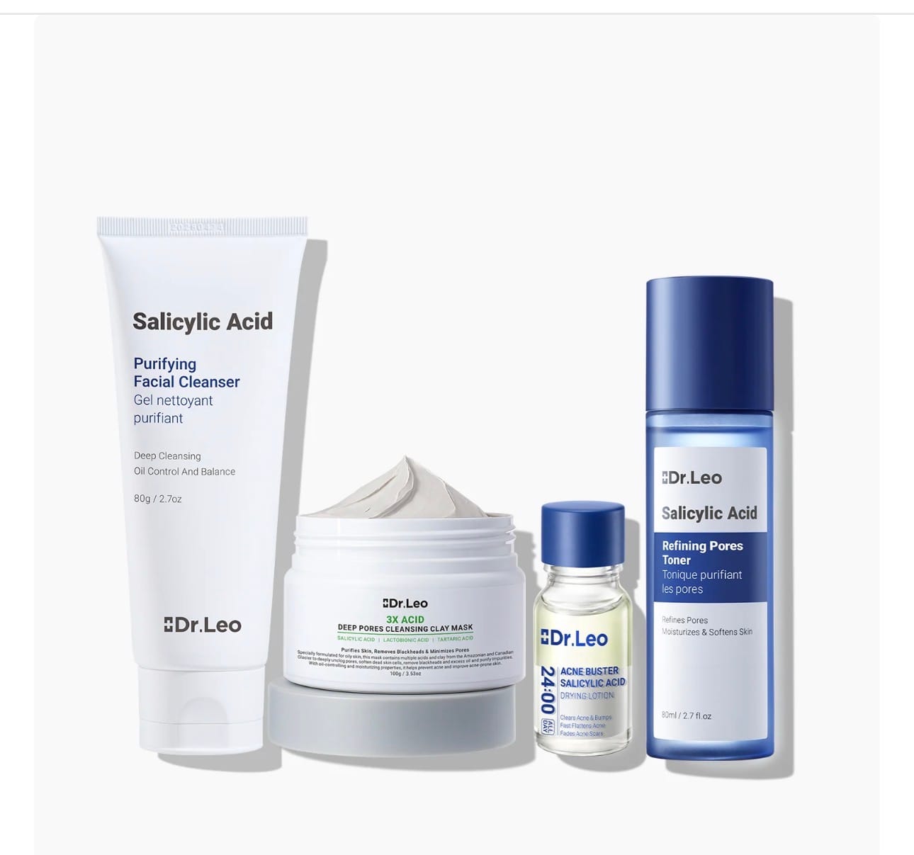 Customer photo review of Salicylic Acid Acne-Clearing 4-Piece Set