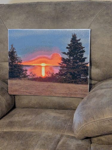 Customer photo review of Diamond Painting - Custom Photo