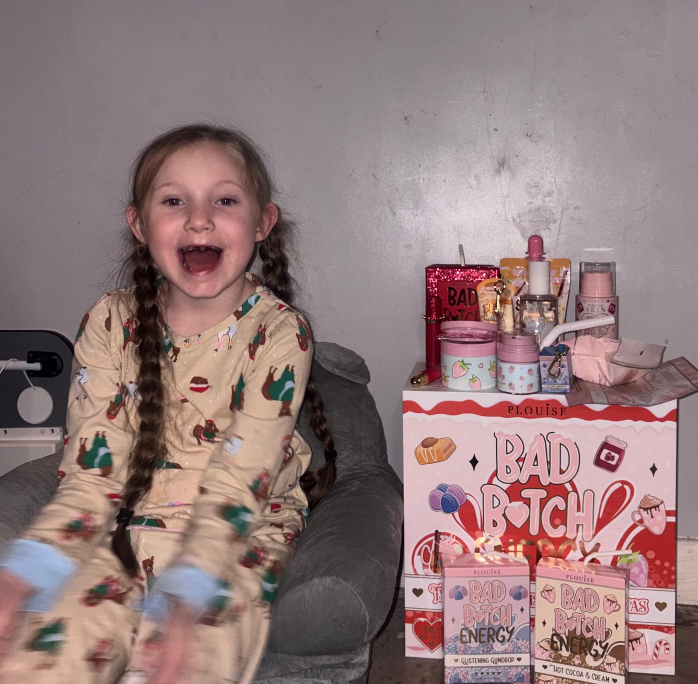 Customer photo review of 12 Sleighs Of Christmas Bad Bitch Skincare Advent Calendar 2025