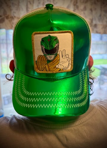Customer photo review of OVERLORD X Power Rangers: Green Ranger Trucker Cap