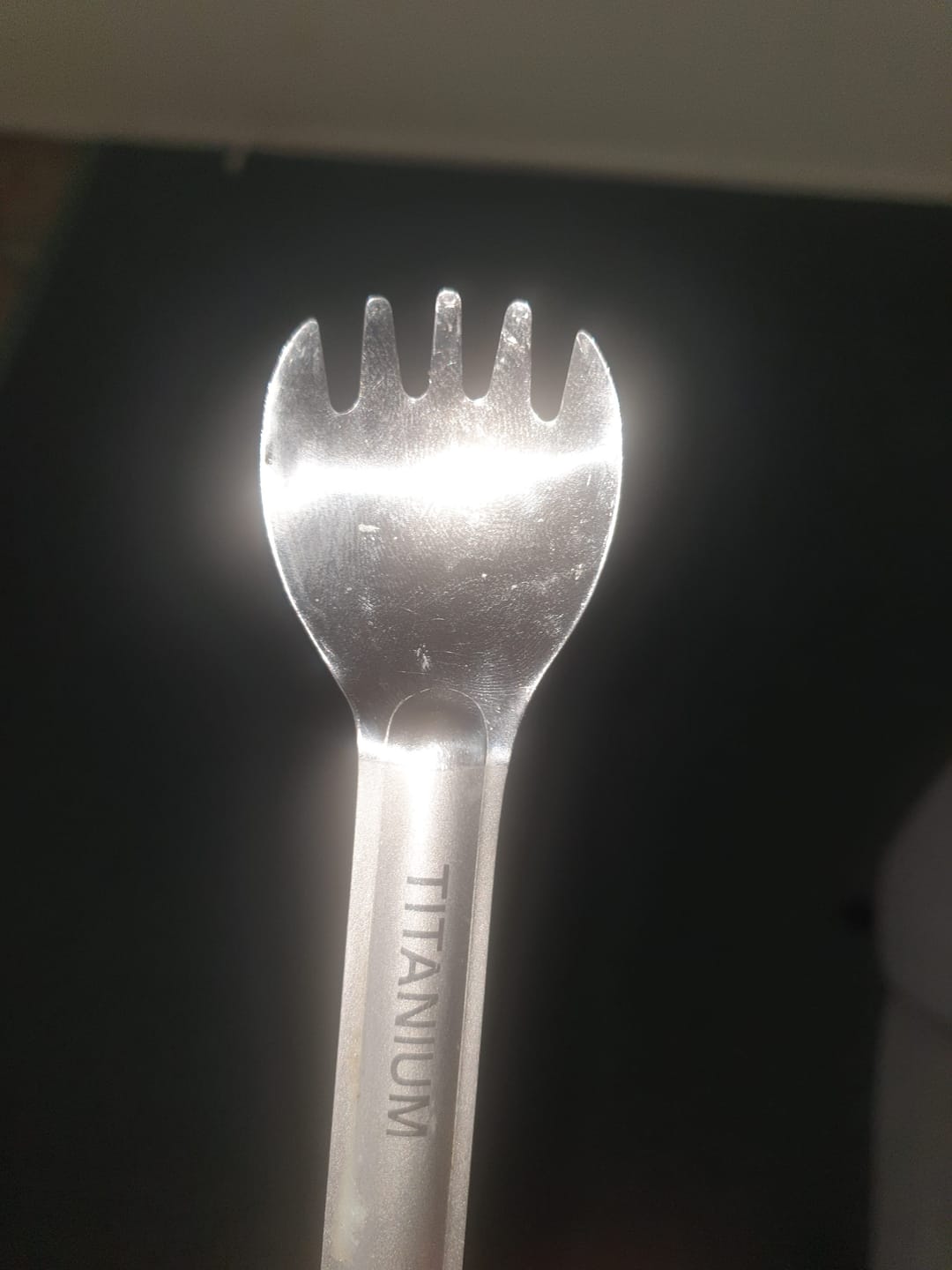 Customer photo review of Ultralight Titanium Cutlery
