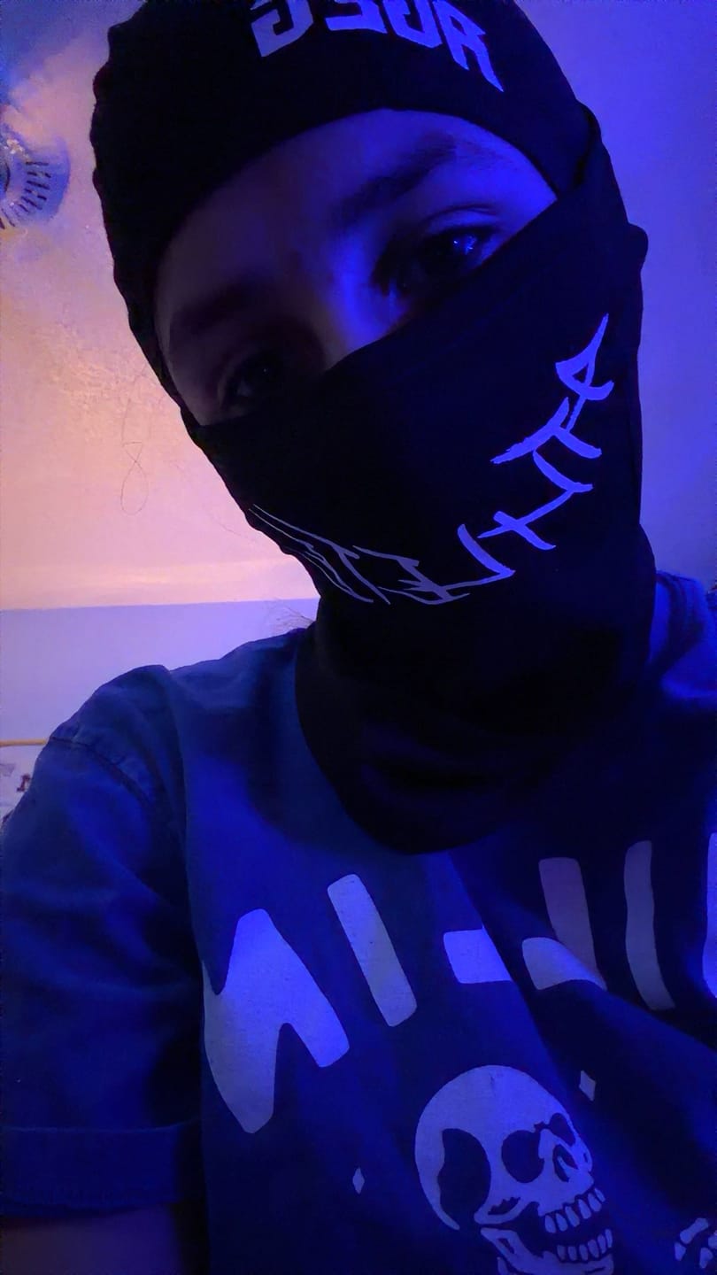 Customer photo review of All Glory To God FlyFit "Skeezy" (Athlete SkiMask) 'Black'